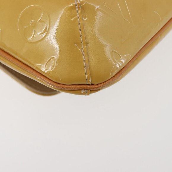 Authentic LOUIS VUITTON Monogram Vernis Thompson Street Bag Beige M91301 LV - Picture 8 of 16